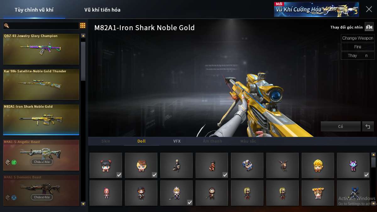 shop acc cf uy tin gia re